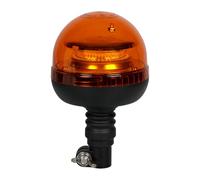 Spotlight - Giroflash, girofaro de color naranja con doble voltaje, 12/24 V LED, montaje en varilla flexible de goma - Cabujón de policarbonato a prueba de golpes e impermeable IP65 - Montaje fácil