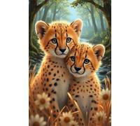 Spotted Animals 120 Piece Jigsaw Puzzles for Adults, Colourful, Challenging & Brainteasing Adult Puzzles 120 Pieces Jungle, Fun jigsaws for The Whole Family 10x8 Inch