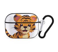 Spotted Tiger - Funda protectora rígida para AirPods Pro 2, a prueba de golpes, para mujeres y hombres, compatible con Airpod Pro de 2ª y 1ª generación con llavero, color negro