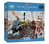 Spotters at Doncaster - Rompecabezas de 1000 Piezas | Rompecabezas de Tren | Rompecabezas sostenible para Adultos | Tablero 100% Reciclado Premium | Gran Regalo para Adultos | Juegos de Gibsons