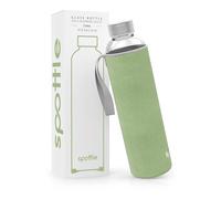 Spottle Botella de Agua de Vidrio con Funda de Neopreno, Botella de Borosilicato - Apta para Lavavajillas, Adecuada para Todas las Bebidas, Libre de BPA, 750ml