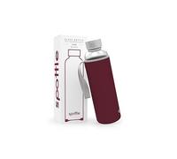 spottle Botella de vidrio con funda de neopreno | Borosilicato, libre de BPA | Apta para lavavajillas y todo tipo de bebidas, 550 ml