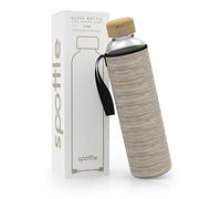 spottle Botella de vidrio con funda de neopreno | Borosilicato, libre de BPA | Apta para lavavajillas y todo tipo de bebidas, 750 ml