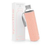 spottle Botella de vidrio con funda de neopreno | Borosilicato, libre de BPA | Apta para lavavajillas y todo tipo de bebidas, 750 ml