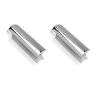 Spourita 2 x Metal Guitar Slide Dobro Hawaiian Guitar Lap Steel Guitar Bar Slide Accesorios para Guitarra Eléctrica