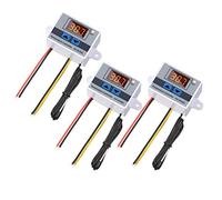 Spourita 3 Uds XH-W3001 MóDulo Controlador de Temperatura LED Digital Interruptor de Termostato Digital Termostato ElectróNico (12V 10A 120W)