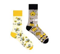 Spox Sox - calcetines coloridos, divertidos y extravagantes - un regalo divertido, 40-43, Abejas