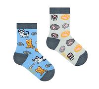 Spox Sox Casual Unisex - Calcetines divertidos y locos para niños, Gatos, 27-30