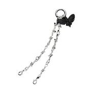 SPPEOUKJ Colgante de calavera polilla retro desmontable, cadena decorativa for zapatos, hebilla de fácil liberación, botín de metal, accesorio DIY
