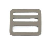 SPPEOUKJ Hebillas de acero inoxidable de 26-50mm for cinturón, hebilla de correa, cierre deslizante, Collar for mascota, botón de ajuste, accesorios for bolsos, 2/5/10 Uds.(2Pcs,SS-50mm)
