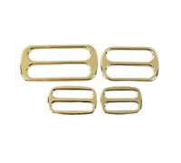 SPPEOUKJ Hebillas de Metal for bolsas de 5/10 Uds., 25/32/38/50mm, correas de correas, hebilla de anillo(BF666-LightGold,32mm-5Pcs)