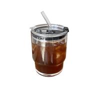 SPPEOUKJ Striped Bud Straight Cocktail Juice Long Drink Milk Shake Cup Flask Liquor Vodka Glasses for Champagne Glasses of Wine(Iced coffee cup)