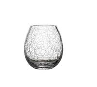 SPPEOUKJ Vintage Crystal Glass Cup, Egg-shaped, Ice Crack, Whiskey Glass, Nordic Juice Bar Drink, Wine Drink, Cold Water Cups, Personalit(Transparent)