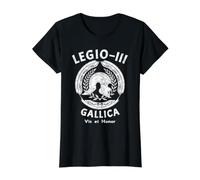 SPQR 3ª Legión Legio 3 Legionario Romano Camiseta gráfica económica, Mujer, Negro, XL