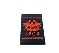 SPQR Antigua República Romana Parche de PVC para airsoft Paintball (rojo)