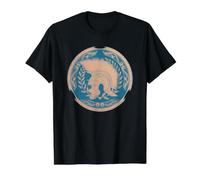 SPQR Casco de Centurión Legionario Romano Camiseta gráfica económica, Hombre, Negro, M