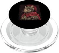 SPQR Empire Roman Legion Gato Guerrero gráfico japonés PopSockets PopGrip para MagSafe