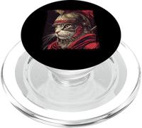 SPQR Empire Roman Legion Gato Guerrero gráfico japonés PopSockets PopGrip para MagSafe