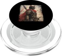 SPQR Empire Roman Legion Gato Guerrero gráfico japonés PopSockets PopGrip para MagSafe