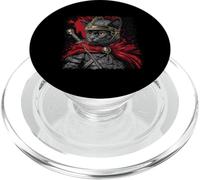 SPQR Empire Roman Legion Gato Guerrero gráfico japonés PopSockets PopGrip para MagSafe