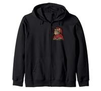 SPQR Empire Roman Legion Gato Guerrero gráfico japonés Sudadera con Capucha