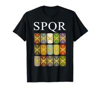 SPQR Escudos Legionarios del Imperio Romano Antigua Roma Camiseta