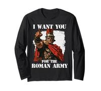 SPQR Guerrero Legionario Roma Centurión - Caesars Manga Larga