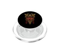 SPQR Leg-X Águila Romana Estándar de la Legión PopSockets PopGrip para MagSafe