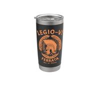 SPQR Legio VI Ferrata Centurión Romano Vaso térmico de acero inoxidable de doble pared