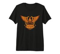 SPQR Legionario Romano Antiguo Águila Legión Roma Saturnalia Camiseta Premium