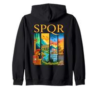 SPQR Panorama - Roma en escenas Sudadera con Capucha