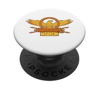SPQR Roman Eagle Legion Banner Historia Militar de Roma PopSockets PopGrip Adhesivo