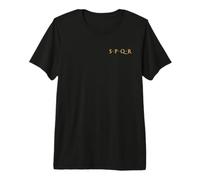 SPQR SENATUS POPULUS Que ROMANUS REPÚBLICA Romana Roma Camiseta Premium