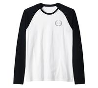 SPQR SENATUS POPULUS Que ROMANUS REPÚBLICA Romana Roma Gris Camiseta Manga Raglan