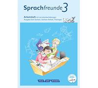 Sprachfreunde 3. Schuljahr. Arbeitsheft in Schulausgangsschrift. Ausgabe Süd