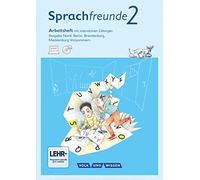 Sprachfreunde Ausgabe Nord 2. Schuljahr. Arbeitsheft mit interaktiven Übungen auf scook.de