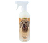 Spray abrillantador acondiconador antiestático, agente hidrantate para manto de perros y gatos, envase 473 ml