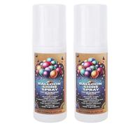 Spray abrillantador de globos para un brillo duradero y brillante - para bodas, fiestas y eventos - 100 ml x 2