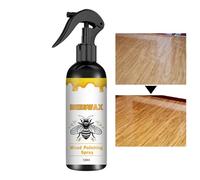 Spray Abrillantador Para Muebles Con Cera De Abejas | Agente De Pulido Natural Con Cera De Abejas - 120 ml Limpiador para Madera y Renovador de Arañazos para Cuero