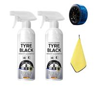 Spray Abrillantador Y Protector Para Plásticos Y Neumáticos, Spray Restaurador De Plásticos Para Automóviles, Restaurador De Embellecedores Negros, Protege Los Embellecedores Nuevos. (2 unidades)