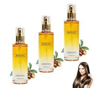 Spray acondicionador con aceite para fortalecer el cuero cabelludo y el cabello, acondicionador sin aclarado, spray con aceites esenciales para el cabello, perfume con aceite perfumado (3PCS)