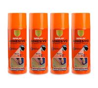 Spray Adhesivo Pegamento en Spray Multiusos Permanente al Secarse Resistente a la Humedad, 400ml - Paquete de 4