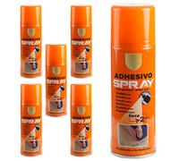 Spray Adhesivo Pegamento en Spray Multiusos Permanente al Secarse Resistente a la Humedad - 6 x 200ml