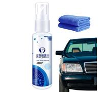 Spray Anti Vaho Para Parabrisas De Coche - Spray Antiniebla para de Coche con Toalla | Eliminador de Vaho de Larga Duración Impermeable para Espejos y Ventanas de Vehículo Interior y Exterior