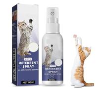 Spray antiarañazos para gatos, spray disuasorio para interiores y exteriores, evita que los gatos arañen muebles, plantas, sofás, alfombras y cortinas. Entrenamiento de comportamiento. (1pcs)