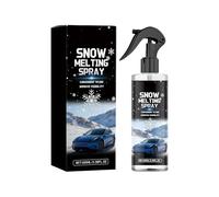 Spray anticongelante para parabrisas, spray descongelante para parabrisas de 100 ml, pulverizador para disolver la nieve para coche, agente disolvente para hielo de acción rápida y de larga duración