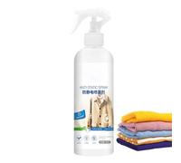 Spray antiestático de 290 ml, removedor de electricidad estática para ropa, cabello, muebles, vehículos, spray anticrimpado apto para viajes para eliminar el encrespamiento, la adherencia, el polvo y