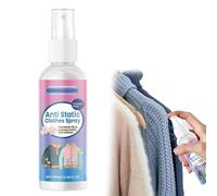 Spray Antiestático para Ropa,2025 New Spray Antiestático,Spray Antiestático para Tejidos,Eficaz Reduce La Electricidad Estática En La Ropa Para Muebles De Lavandería y Armario De Coche,100ml