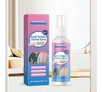 Spray Antiestático Para Ropa - Elimina Instantáneamente La Electricidad Estática, Quita Arrugas y Refresca Tejidos - 100ml - Eliminar La Adherencia Estática De Forma Natural