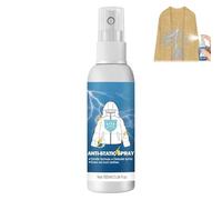 Spray Antiestático para Ropa,Spray Antiestático,100ml Eficaz Reduce La Electricidad Estática En La Ropa Para Muebles De Lavandería y Armario De Coche